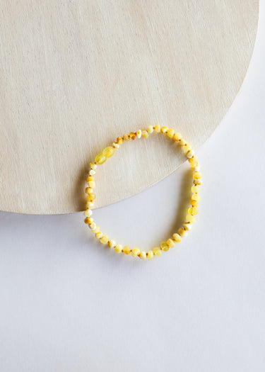 CanyonLeaf Kids Amber Necklace, Raw Butterscoth